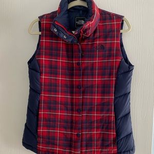 North Face Flannel Vest